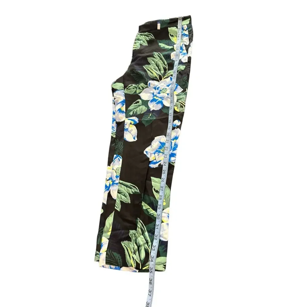 Banana Republic Blue Floral Print Office Work‎ Career Avery Trouser Pants Size 6